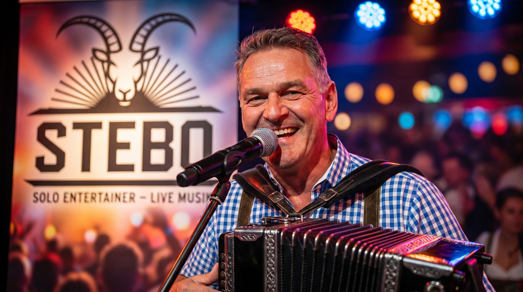 STEBO spielt Akkordeon