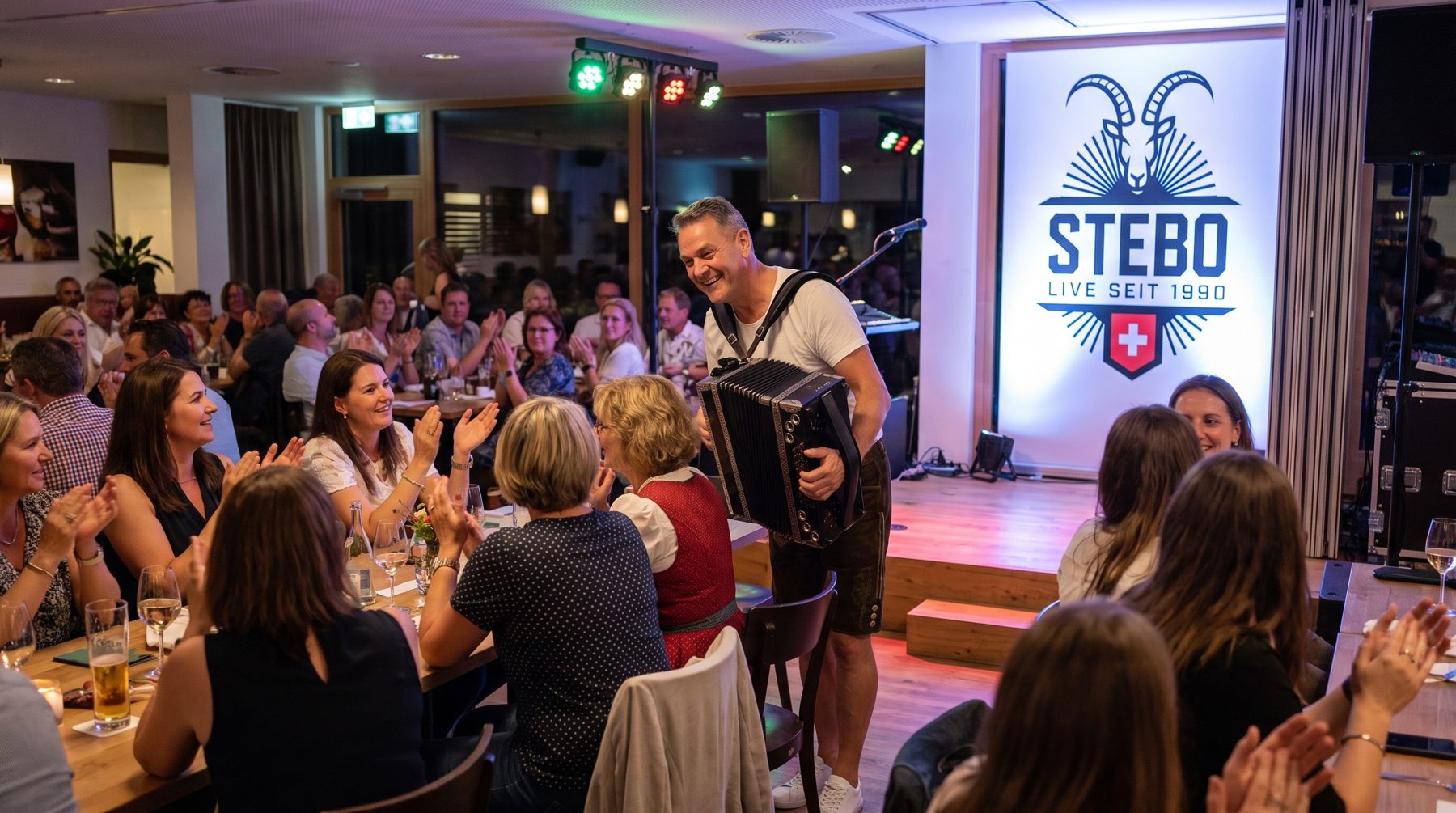 Stimmung in der Bar mit STEBO
